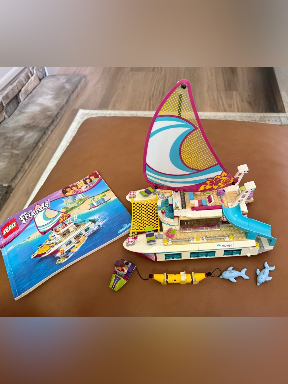 Lego Friends 41317 Sunshine Catamaran Retired No box Manual Included